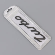 Load image into Gallery viewer, Car TURBO Personalized Aluminum Alloy Decorative Stickers, Size: 13x3x0.3cm