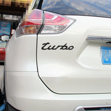 Load image into Gallery viewer, Car TURBO Personalized Aluminum Alloy Decorative Stickers, Size: 13x3x0.3cm
