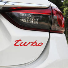 Load image into Gallery viewer, Car TURBO Personalized Aluminum Alloy Decorative Stickers, Size: 13x3x0.3cm