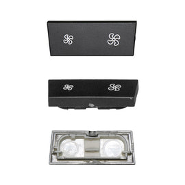 For BMW 3 Series E84 E90 F25 X3 Car Air Conditioner Panel Switch Button Air Volume Key without OFF 6411 9344 143-MA, Air Volume Key