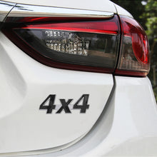 Load image into Gallery viewer, Car Number 4 x 4 Personalized Aluminum Alloy Decorative Sticker, Size: 9 x 3.5 x 2.3cm
