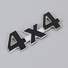 Load image into Gallery viewer, Car Number 4 x 4 Personalized Aluminum Alloy Decorative Sticker, Size: 9 x 3.5 x 2.3cm