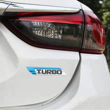 Load image into Gallery viewer, 1 Pair Car Turbo Personalized Aluminum Alloy Decorative Stickers, Size: 11.5 x 2.5 x 0.5cm, Turbo