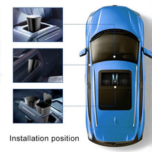 Load image into Gallery viewer, Car Center Armrest Storage Box Push-type Trash Can with Lid