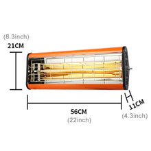 Load image into Gallery viewer, 220V 1050W Heat Light Infrared Dryer Spray Paint Heating Curing Lamp Baking Booth Heater, US Plug, 1050W, US Plug