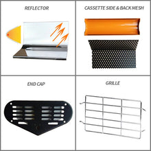 Load image into Gallery viewer, 220V 1050W Heat Light Infrared Dryer Spray Paint Heating Curing Lamp Baking Booth Heater, US Plug, 1050W, US Plug
