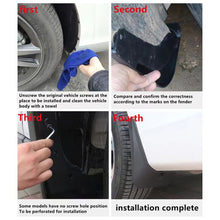 Load image into Gallery viewer, For Volkswagen Touareg 2011-2018 4pcs/Set Car Auto Soft Plastic Splash Flaps Fender Guard, For Volkswagen Touareg 2011-2018