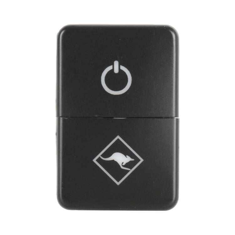 TS-202 For Toyota Blue-green Light Car Small Dual Control Switch with Lock, with Lock 3