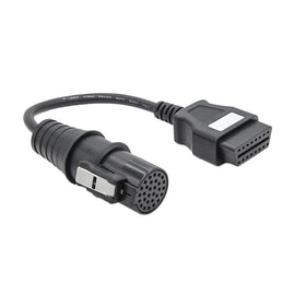 For Iveco 30 Pin Male to OBDII 16 Pin Female Truck Adapter Cable, For Iveco