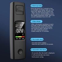 Load image into Gallery viewer, CSY-100 Portable Air Blowing High Precision Digital Alcohol Tester