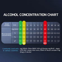 Load image into Gallery viewer, CSY-100 Portable Air Blowing High Precision Digital Alcohol Tester