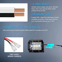 Load image into Gallery viewer, D0034 Off-road Vehicle 300W Round Waterproof Switch Light Wiring Harness, D0034