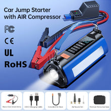Load image into Gallery viewer, TS03C 6000mAh + EVA Bag Car Emergency Start Power Supply Air Pump Integrated Machine, Low Version, Low Version