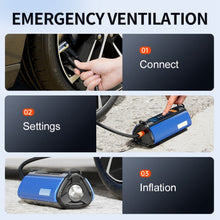 Load image into Gallery viewer, TS03C 6000mAh + EVA Bag Car Emergency Start Power Supply Air Pump Integrated Machine, Low Version, Low Version
