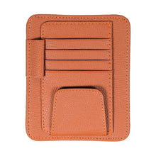 Load image into Gallery viewer, Multifunctional Car Litchi Pattern Glasses Holder Sun Visor Bill Holder, Glasses Holder