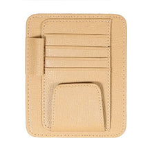 Load image into Gallery viewer, Multifunctional Car Litchi Pattern Glasses Holder Sun Visor Bill Holder, Glasses Holder