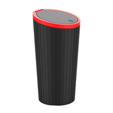 Load image into Gallery viewer, DM-143 Car Armrest Box Storage Box Car Round Trash Can With Lid
