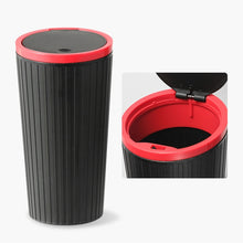 Load image into Gallery viewer, DM-143 Car Armrest Box Storage Box Car Round Trash Can With Lid