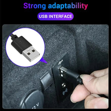 Load image into Gallery viewer, Car 4 in 1 USB RGB Foot LED Atmosphere Light, Pink Light, White Light, Ice Blue Light