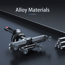 Load image into Gallery viewer, Car Knob Air Outlet Invisible Aluminum Alloy Gravity Holder