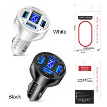 Load image into Gallery viewer, WGS-G36 3.1A 4 in 1 Digital Display Car Charger with Voltmeter, WGS-G36