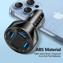 Load image into Gallery viewer, WGS-G36 3.1A 4 in 1 Digital Display Car Charger with Voltmeter, WGS-G36