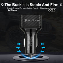 Load image into Gallery viewer, BK-360 6 in 1 QC3.0+3.1A USB luminescent Car Charger, BK-360