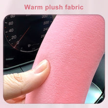 Load image into Gallery viewer, Round Style Car Universal Cartoon Pattern Plush Warm Anti-skid Steering Wheel Cover, Diameter: 38cm, Round Style