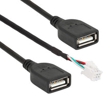 Load image into Gallery viewer, Palminfo Android Navigation 6 Pin Dual USB Connection Wiring Harness, 6 Pin Dual USB