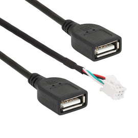 Palminfo Android Navigation 6 Pin Dual USB Connection Wiring Harness, 6 Pin Dual USB