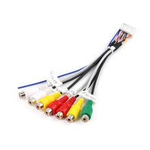 Load image into Gallery viewer, Palminfo Android Navigation 20-pin Plug RCA Video Audio Modified Tail Line, Video Audio Cable
