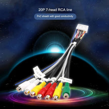 Load image into Gallery viewer, Palminfo Android Navigation 20-pin Plug RCA Video Audio Modified Tail Line, Video Audio Cable