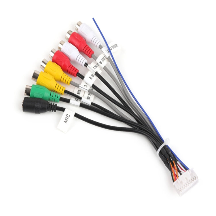 Palminfo Android Navigation 20-pin Audio Microphone Cable RCA Bass Amplifier Line, Microphone Cable