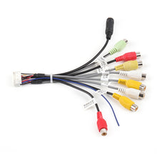 Load image into Gallery viewer, Palminfo Android Navigation 20-pin Audio Microphone Cable RCA Bass Amplifier Cable, Amplifier Cable