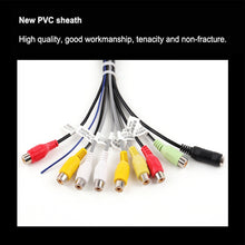 Load image into Gallery viewer, Palminfo Android Navigation 20-pin Audio Microphone Cable RCA Bass Amplifier Cable, Amplifier Cable