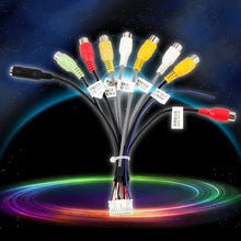 Load image into Gallery viewer, Palminfo Android Navigation 20-pin Audio Microphone Cable RCA Bass Amplifier Cable, Amplifier Cable