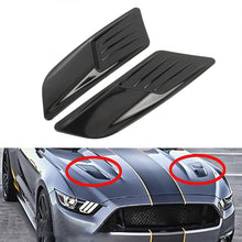 Load image into Gallery viewer, HD-713 1 Pair Car Hood Decorative Stickers Fender Air Vents Sticker, Black