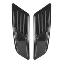 Load image into Gallery viewer, HD-713 1 Pair Car Hood Decorative Stickers Fender Air Vents Sticker(Carbon Fiber), Carbon Fiber