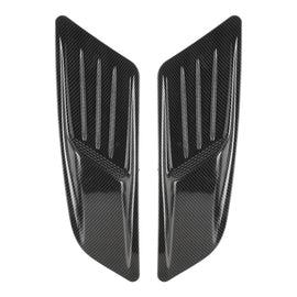 HD-713 1 Pair Car Hood Decorative Stickers Fender Air Vents Sticker(Carbon Fiber), Carbon Fiber