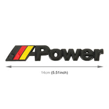 Load image into Gallery viewer, Car Germany Flag Style Power Metal Personalized Decorative Stickers, Size: 14x3x0.3cm, Germany Flag Style Power