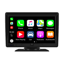 Load image into Gallery viewer, P702D 7 inch Portable Touch Display Wireless Car Navigator Dual-lens Smart Driving Recorder, P702D