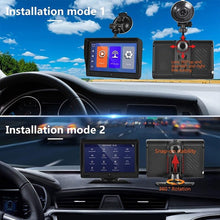 Load image into Gallery viewer, P702D 7 inch Portable Touch Display Wireless Car Navigator Dual-lens Smart Driving Recorder, P702D