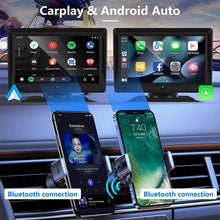Load image into Gallery viewer, P702D 7 inch Portable Touch Display Wireless Car Navigator Dual-lens Smart Driving Recorder, P702D