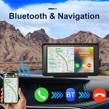 Load image into Gallery viewer, P701S 7 inch Portable Touch Display Wireless Car Navigator Smart CarPlay Bluetooth Reversing Image, P701S