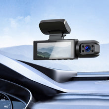 Load image into Gallery viewer, 3.16 inch 1080P HD Night Vision Front and Inside Dual Lenses Driving Recorder, Front and Inside Dual Lenses
