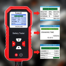 Load image into Gallery viewer, LCD Screen Car Battery Tester, Battery Tester
