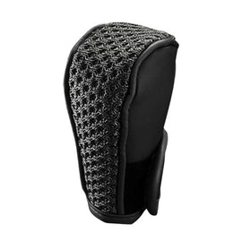 Universal Car PU + Ice Silk Gear Shift Knob Protective Cover, PU + Ice Silk Cover