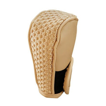 Load image into Gallery viewer, Universal Car PU + Ice Silk Gear Shift Knob Protective Cover, PU + Ice Silk Cover