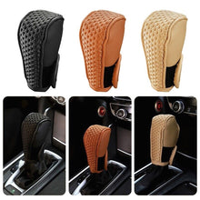 Load image into Gallery viewer, Universal Car PU + Ice Silk Gear Shift Knob Protective Cover, PU + Ice Silk Cover
