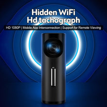 Load image into Gallery viewer, Car 1080P HD WiFi Driving Recorder, Supports Mobile APP Link &amp; Automatic Loop Recording, Car WiFi Driving Recorder